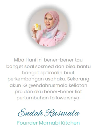 Testimonial Endah Rusmala — Mamabi Kitchen